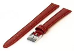 Watchstrap 12mm classic brown leather extra long