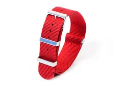 Watchstrap 20mm nylon red