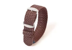 Perlon watch band 18mm darkbrown
