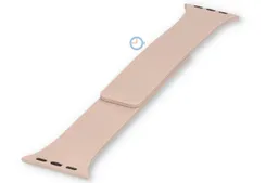 Bicolor Apple strap - pink/beige pebble - 45mm