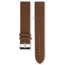 Extra long watch strap leather 22/22 darkbrown