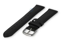 Odd-size leather watch strap - 13mm - black