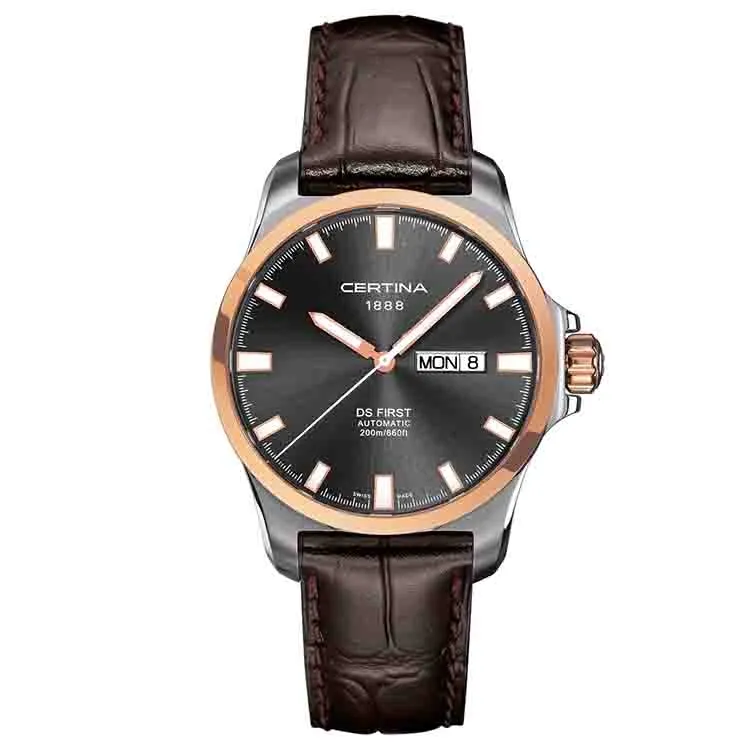Certina Band C0144072608100A 20/18mm braun Leder ohne Schließe