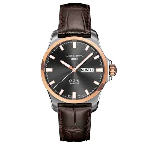 Certina Band C0144072608100A 20/18mm braun Leder ohne Schließe