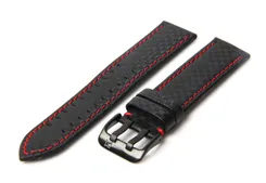 Watchstrap 20mm carbon black