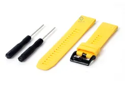 Coros watchstrap Vertix yellow