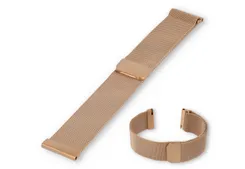 Mesh 20mm watch strap - rosegold