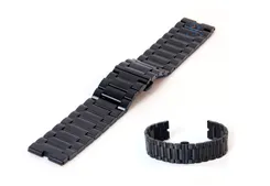 Uhrenarmband Moto 360 schwarz Edelstahl