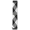 Nylon watch band Suunto Run - 22mm - black/white fabric
