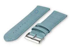 XL Calfskin watch strap - 26mm - ice blue