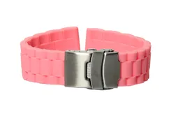 Horlogeband 22mm roze rubber