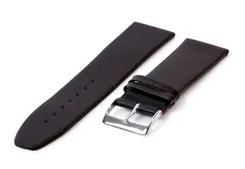 Seamless watch band 30mm nappa leather - black