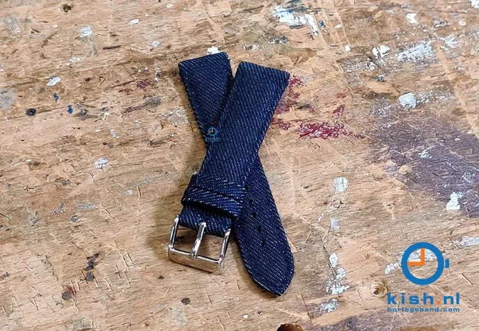 Watchstrap 22mm denim