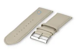 26mm watch strap smooth leather - sand