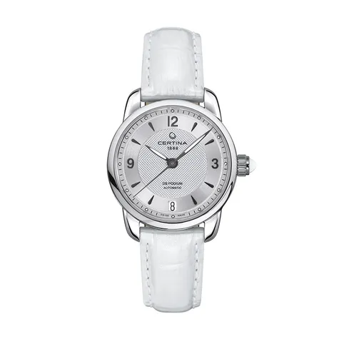 Certina Band C0252071603700A 16/14mm weiß Leder