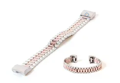 Fitbit Charge 2 watchstrap stainless steel silver rose gold