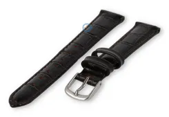 Kleine horlogeband van leer - 14mm - donkerbruin