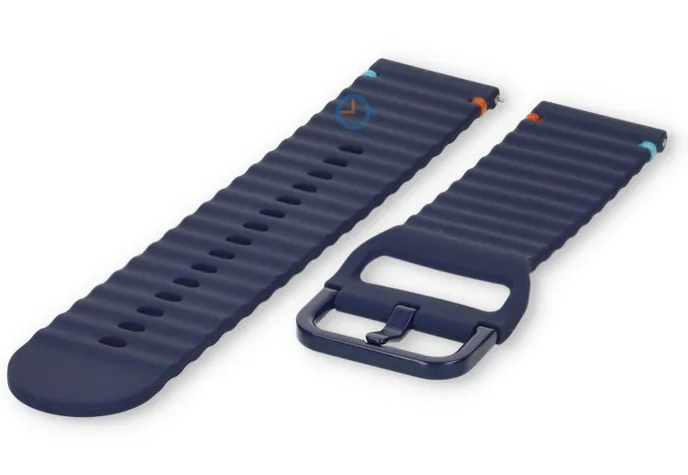 Coros Pace PRO siliconen bandje: 22mm navy
