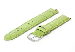 Watchstrap 20mm green leather