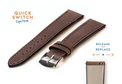 Watchstrap 18mm nut calf leather