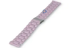 Resin watch strap 22mm - Purple