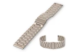 Uhrenarmband 22mm Stahl - champagne