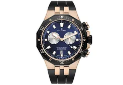Edox Delfin 10109 Uhrenarmband Schwarz