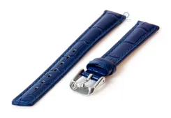 Watchstrap 18mm blue leather