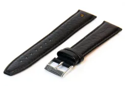XL Watchstrap 20mm classic black leather