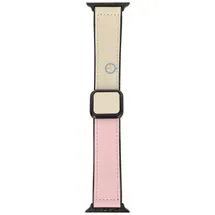 Luxus Leder band Apple 41mm - Soft Pink Cream