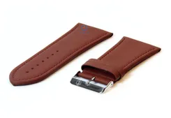 Watchstrap 36mm lightbrown leather