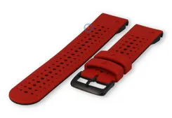 QuickFit 22mm strap - Garmin Fenix 7 - red/black