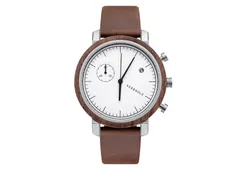 Kerbholz Uhrenarmband Franz Walnut Tobacco