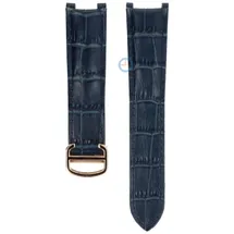 Bracelet for Cartier Pasha - 20/12 - blue with rosegold