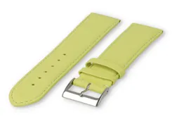 XL watch strap smooth leather - 26mm - lime