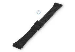 Retro Armband von Stahl 18mm - schwarz