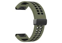 Garmin Fenix 7 sports wristband - dark green/black