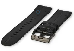 Garmin Enduro 3 strap - silicone/leather - black