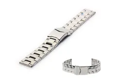 Uhrenarmband 20mm Silber Stahl