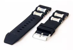 Watchstrap 24mm rubber black