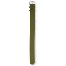 One-piece leather strap - 20mm - avocado