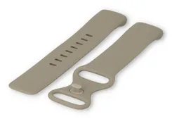 Fitbit Charge 5 watch band rubber - lightgrey (Size: S)
