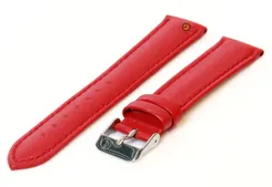 Watchstrap 18mm red calf leather