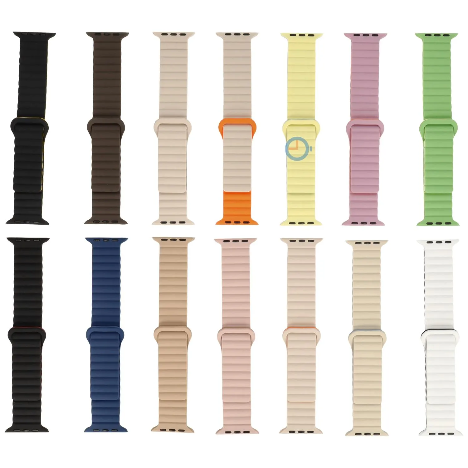 Magnetisch Band Apple Watch 41mm - starlight orange