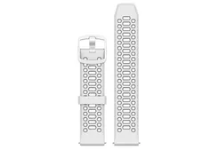 Coros Pace 2 silicone watch band - White