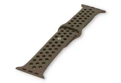 Apple watch 44/45/46/49mm Sportuhrenarmband - Leber/Dunkelgrün