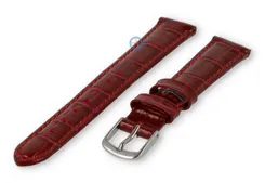 12mm Uhrenarmband für Rosefield - burgundy leather