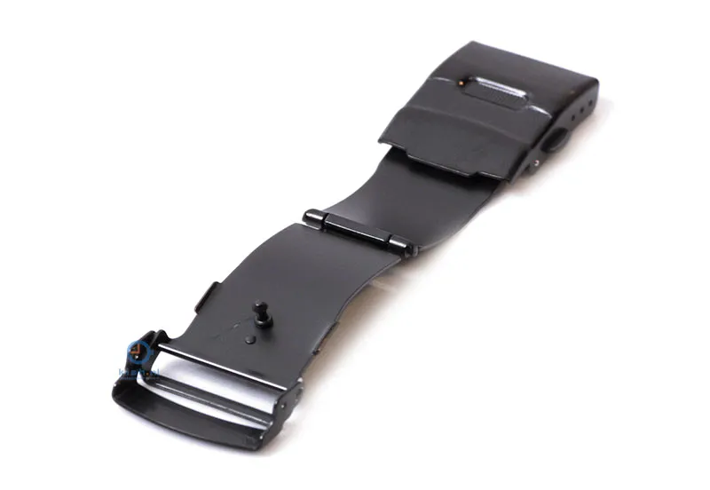 Folding clasp 22mm matt black
