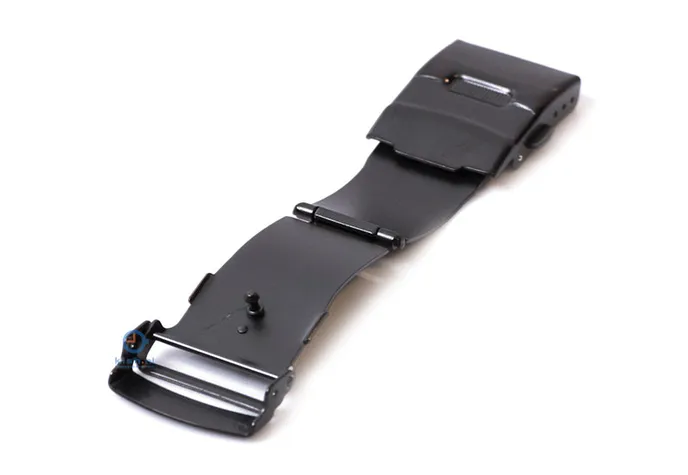 Folding clasp 22mm matt black