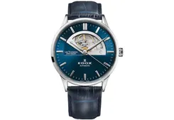 Edox Les Vauberts 85014 Uhrenarmband blau